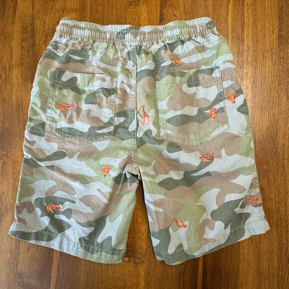 MINI BODEN Embroidered Camo Shorts Boys 9Y 9 134cm African Animals Short Boy - Picture 2 of 9